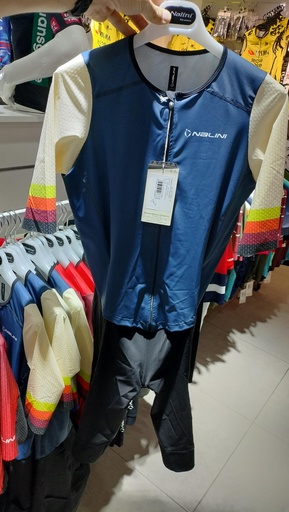 Nalini Combi Tri Man SS Suit Black/Grey