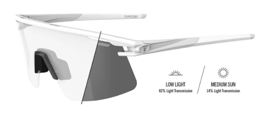 Tifosi Moab lite Matte White/Light Night Fototec