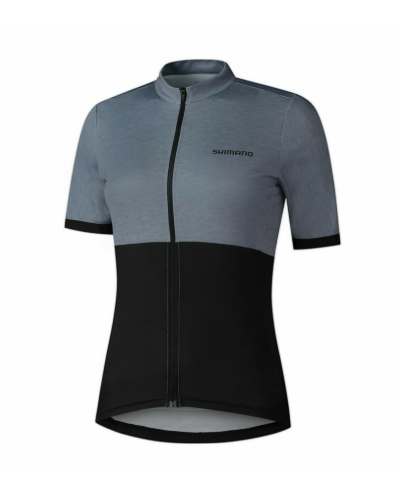 [pcwjspsve31wg] Maillot Shimano Element dame gris Noir