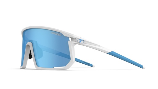 Tifosi Moab Matte White Clario Blue AC Red Clear