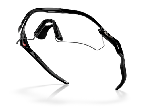[o009495D] Oakley Radar Plate Polished black clear photochromic 