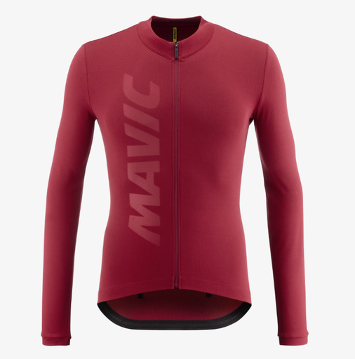Mavic Aksium Thermo Jersey Burgundy