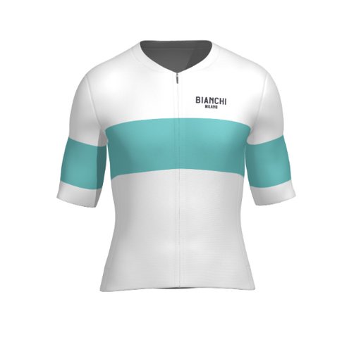 Santini BIANCHI MILANO RACE - JERSEY White Celeste Unisex