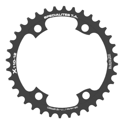 Plateau SpecialitesTA X110 12V interieur pour Shimano 105/Ultegra/Dura-ace R7100/R8100/R9200