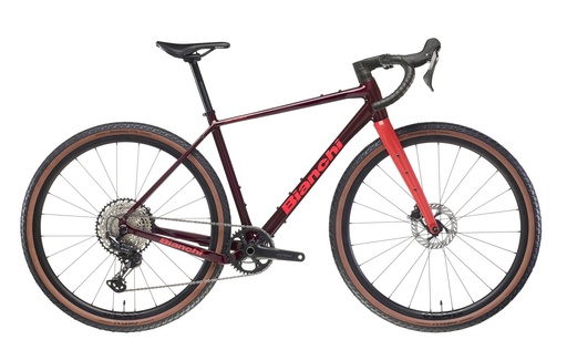 Bianchi Arcadex AL GRX822/610 UP Aubergine/Rouge 