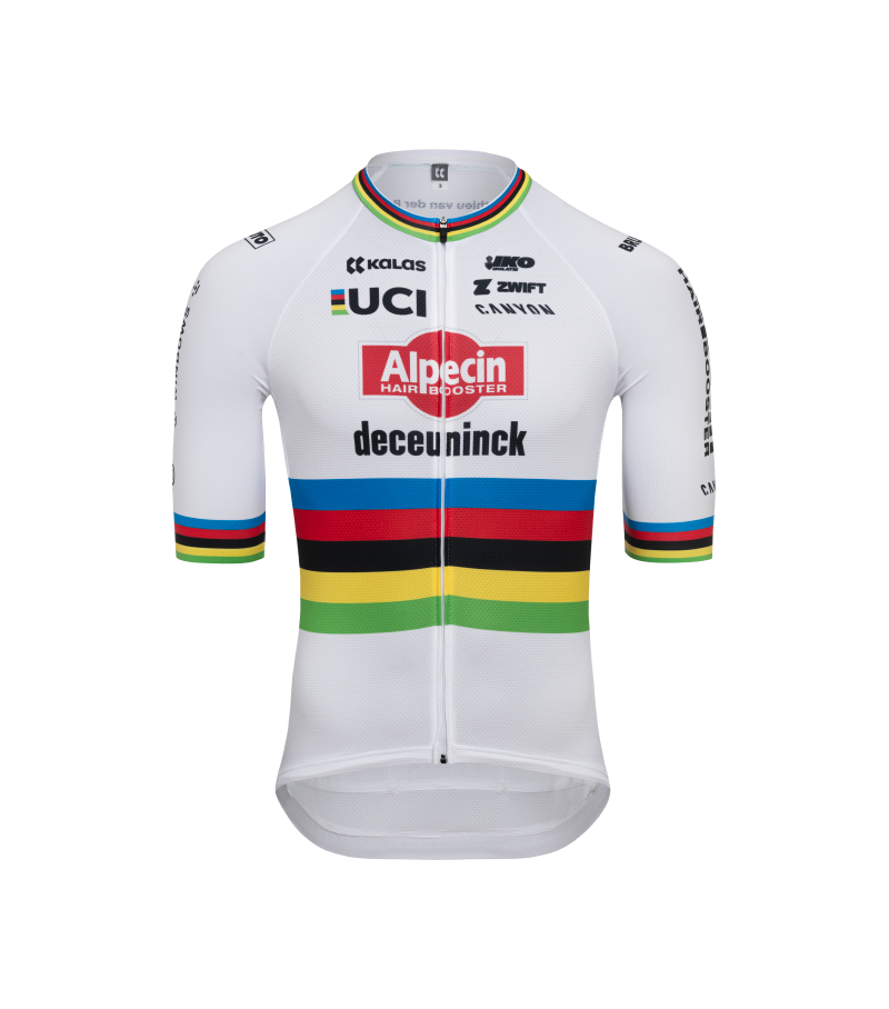 Maillot Kalas Alpecin Deceuninck Champion du monde MVDP