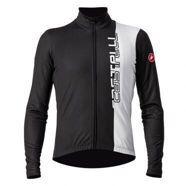 Castelli Maillot Manche longue Traguardo FZ- Noir/Blanc
