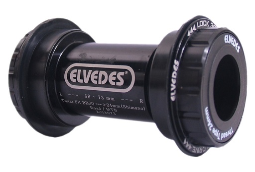 [97502] boitier de pédalier Elvedes BB30-24mm