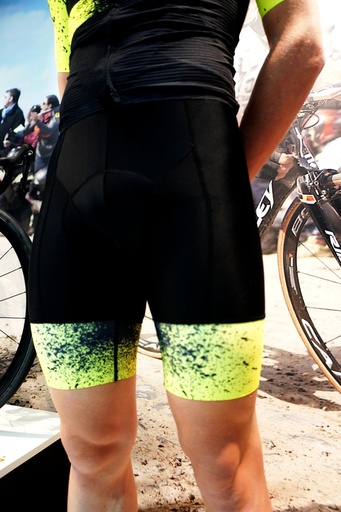 Cuissard été Luxury 4D GJ Cycling Black/Fluo