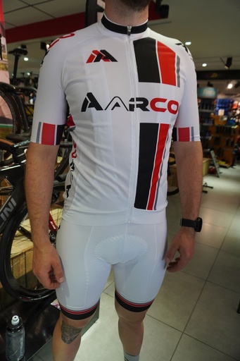 Maillot Pro Aarco HTC White manches courtes