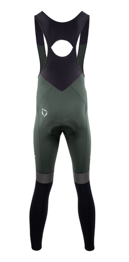 Nalini Collant New Warm Reflex bibtight Forest Green black DESTOCK