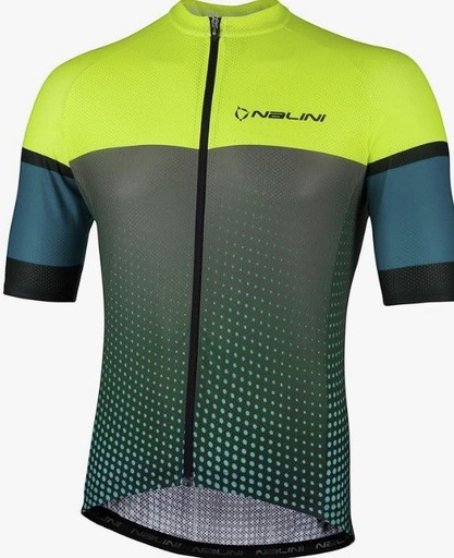 Nalini New Cross SS Jersey Yellow/Green DESTOCK