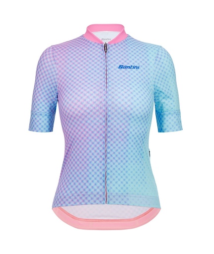 Santini Paws Jersey Turchese Woman