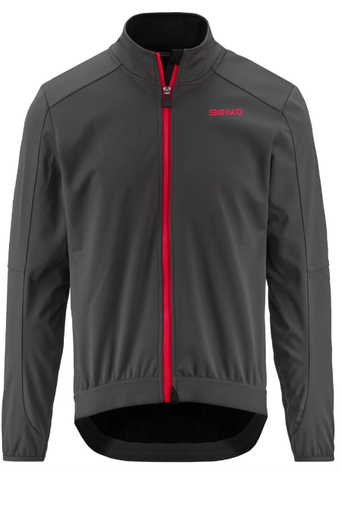 Briko Overwinter Jacket Grey Metal / Red