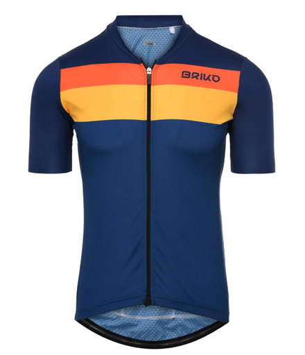 [99999209] Briko Jerseyko Stripe Blue sea / Blue Marine