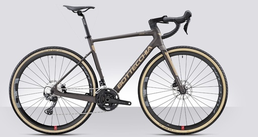 Bottecchia Gravel Carbon Shimano GRX400 2X 10V Cream Brown