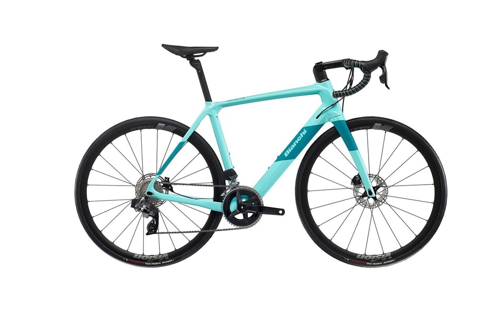 Bianchi Infinito CV Disc Shimano 105 DI2 Céleste
