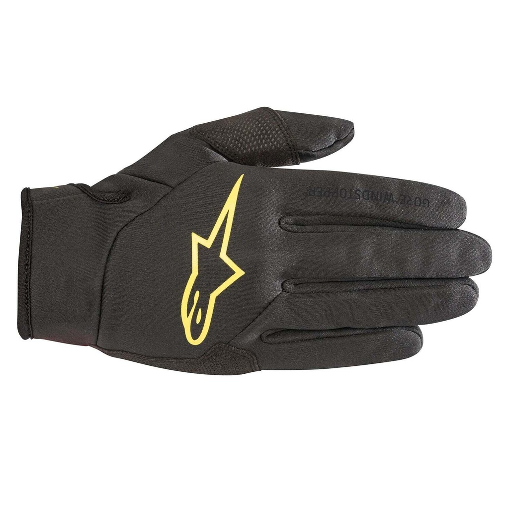 Gants Alpinestars Cascade Gore-tex - Black acid yellow